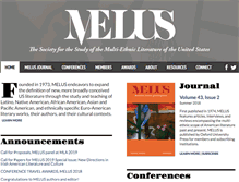 Tablet Screenshot of melus.org
